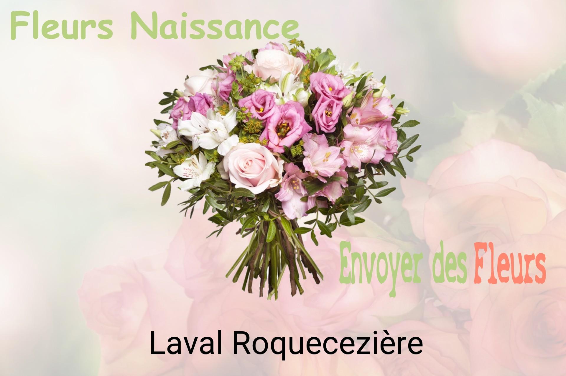 Bouquet de fleurs de naissance livré à Laval-Roquecezière