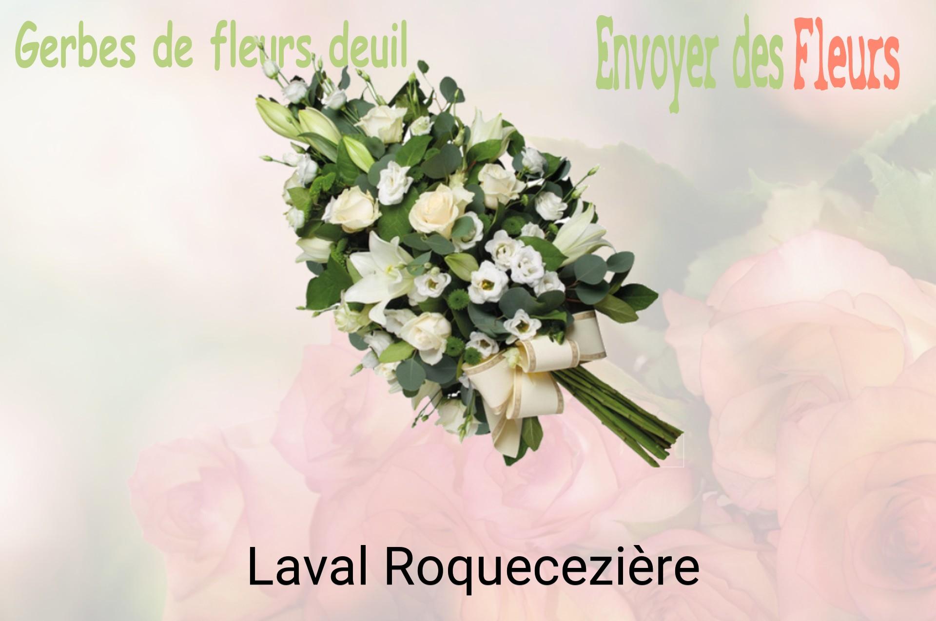 Gerbe de fleurs de deuil livrée à Laval-Roquecezière